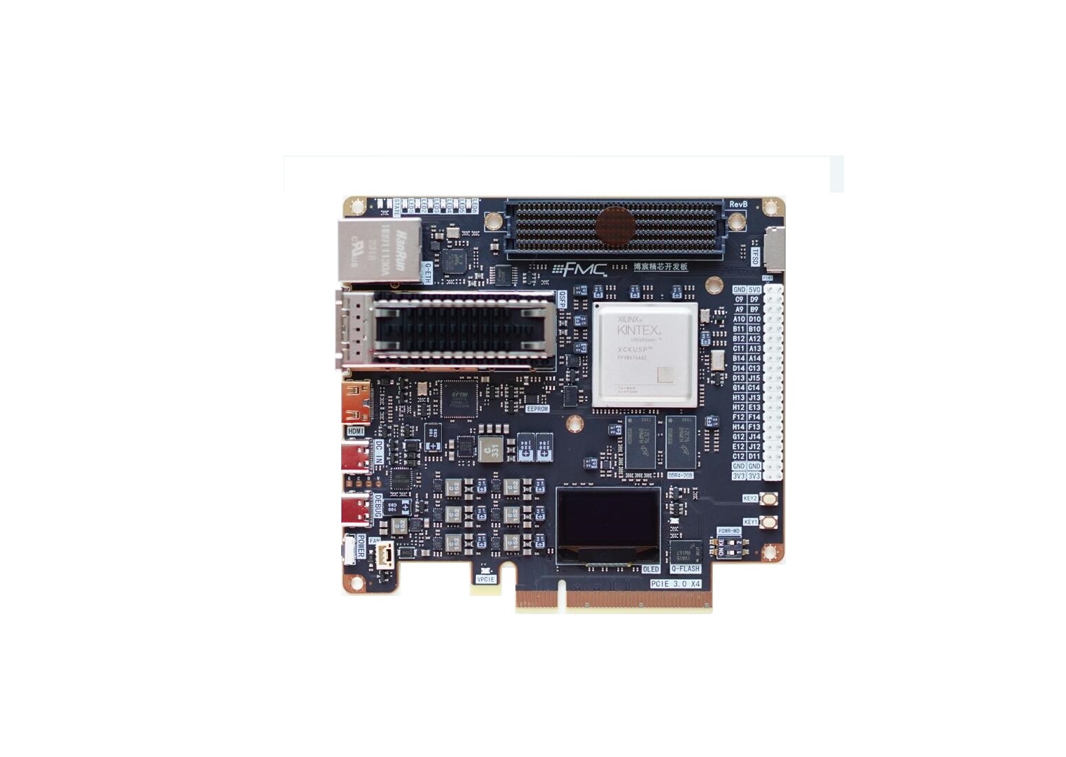 Kintex ultrascale+ KU5P Mini开发板